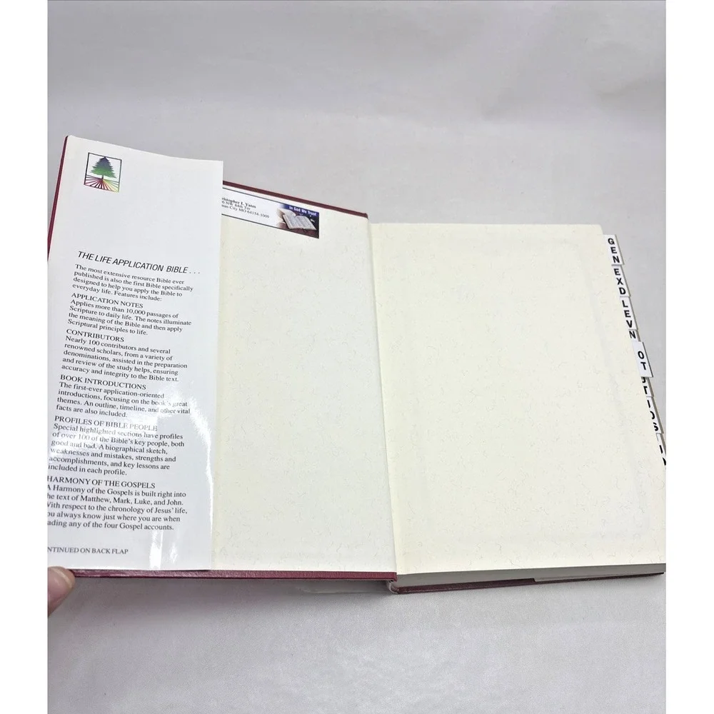 Life Application Study Bible New International Version Tyndale Full Color Maps